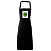 PR102 Premier Grembiule con pettorina senza tasche lavabile a 60° 100% cotone organico 240gr Thumbnail