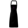 PR102 Premier Grembiule con pettorina senza tasche lavabile a 60° 100% cotone organico 240gr Thumbnail