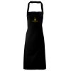PR102 Premier Grembiule con pettorina senza tasche lavabile a 60° 100% cotone organico 240gr Thumbnail