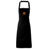 PR102 Premier Grembiule con pettorina senza tasche lavabile a 60° 100% cotone organico 240gr Thumbnail