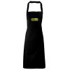 PR102 Premier Grembiule con pettorina senza tasche lavabile a 60° 100% cotone organico 240gr Thumbnail