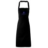 PR102 Premier Grembiule con pettorina senza tasche lavabile a 60° 100% cotone organico 240gr Thumbnail