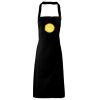 PR102 Premier Grembiule con pettorina senza tasche lavabile a 60° 100% cotone organico 240gr Thumbnail
