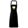 PR102 Premier Grembiule con pettorina senza tasche lavabile a 60° 100% cotone organico 240gr Thumbnail