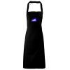 PR102 Premier Grembiule con pettorina senza tasche lavabile a 60° 100% cotone organico 240gr Thumbnail
