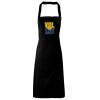 PR102 Premier Grembiule con pettorina senza tasche lavabile a 60° 100% cotone organico 240gr Thumbnail