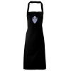 PR102 Premier Grembiule con pettorina senza tasche lavabile a 60° 100% cotone organico 240gr Thumbnail
