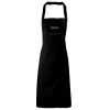 PR102 Premier Grembiule con pettorina senza tasche lavabile a 60° 100% cotone organico 240gr Thumbnail