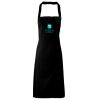 PR102 Premier Grembiule con pettorina senza tasche lavabile a 60° 100% cotone organico 240gr Thumbnail