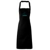 PR102 Premier Grembiule con pettorina senza tasche lavabile a 60° 100% cotone organico 240gr Thumbnail