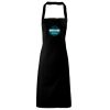 PR102 Premier Grembiule con pettorina senza tasche lavabile a 60° 100% cotone organico 240gr Thumbnail