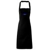 PR102 Premier Grembiule con pettorina senza tasche lavabile a 60° 100% cotone organico 240gr Thumbnail