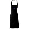 PR102 Premier Grembiule con pettorina senza tasche lavabile a 60° 100% cotone organico 240gr Thumbnail