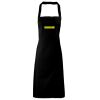 PR102 Premier Grembiule con pettorina senza tasche lavabile a 60° 100% cotone organico 240gr Thumbnail