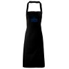 PR102 Premier Grembiule con pettorina senza tasche lavabile a 60° 100% cotone organico 240gr Thumbnail