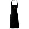 PR102 Premier Grembiule con pettorina senza tasche lavabile a 60° 100% cotone organico 240gr Thumbnail