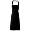 PR102 Premier Grembiule con pettorina senza tasche lavabile a 60° 100% cotone organico 240gr Thumbnail