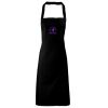 PR102 Premier Grembiule con pettorina senza tasche lavabile a 60° 100% cotone organico 240gr Thumbnail