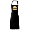 PR102 Premier Grembiule con pettorina senza tasche lavabile a 60° 100% cotone organico 240gr Thumbnail
