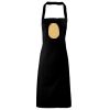PR102 Premier Grembiule con pettorina senza tasche lavabile a 60° 100% cotone organico 240gr Thumbnail