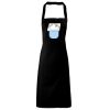 PR102 Premier Grembiule con pettorina senza tasche lavabile a 60° 100% cotone organico 240gr Thumbnail