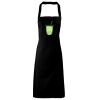 PR102 Premier Grembiule con pettorina senza tasche lavabile a 60° 100% cotone organico 240gr Thumbnail