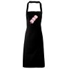 PR102 Premier Grembiule con pettorina senza tasche lavabile a 60° 100% cotone organico 240gr Thumbnail