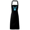 PR102 Premier Grembiule con pettorina senza tasche lavabile a 60° 100% cotone organico 240gr Thumbnail