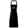 PR102 Premier Grembiule con pettorina senza tasche lavabile a 60° 100% cotone organico 240gr Thumbnail