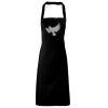 PR102 Premier Grembiule con pettorina senza tasche lavabile a 60° 100% cotone organico 240gr Thumbnail