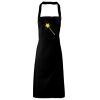 PR102 Premier Grembiule con pettorina senza tasche lavabile a 60° 100% cotone organico 240gr Thumbnail