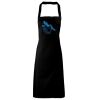 PR102 Premier Grembiule con pettorina senza tasche lavabile a 60° 100% cotone organico 240gr Thumbnail