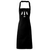PR102 Premier Grembiule con pettorina senza tasche lavabile a 60° 100% cotone organico 240gr Thumbnail