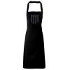 PR102 Premier Grembiule con pettorina senza tasche lavabile a 60° 100% cotone organico 240gr Thumbnail